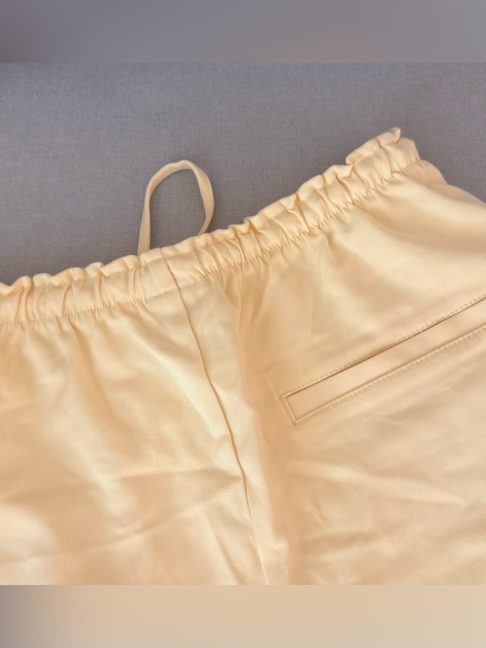 A New Day Yellow Linen Blend High Rise Shorts Women's XS Summer Casual NWT - Picture 5 of 5